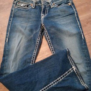 True Religion Womens Jeans Joey Super T Size 31 Tw